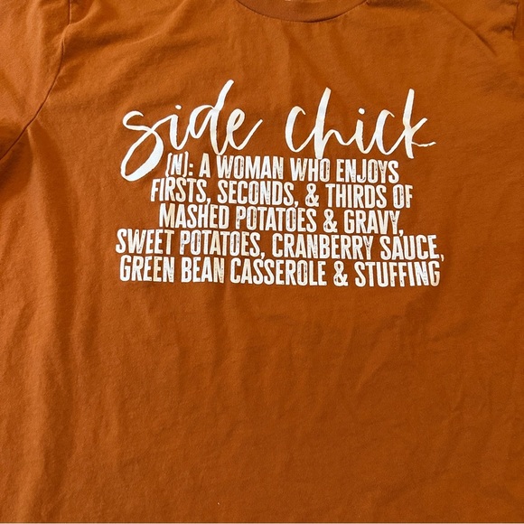 Burnt Orange Thanksgiving holiday funny T-Shirt XL Fall School Teacher - Picture 2 of 4